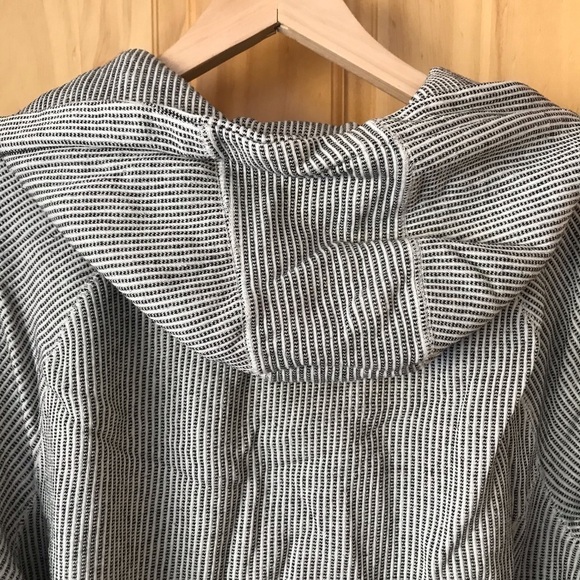 Vintage Hurley distressed elbow patch double button front hoodie size large - Picture 8 of 10